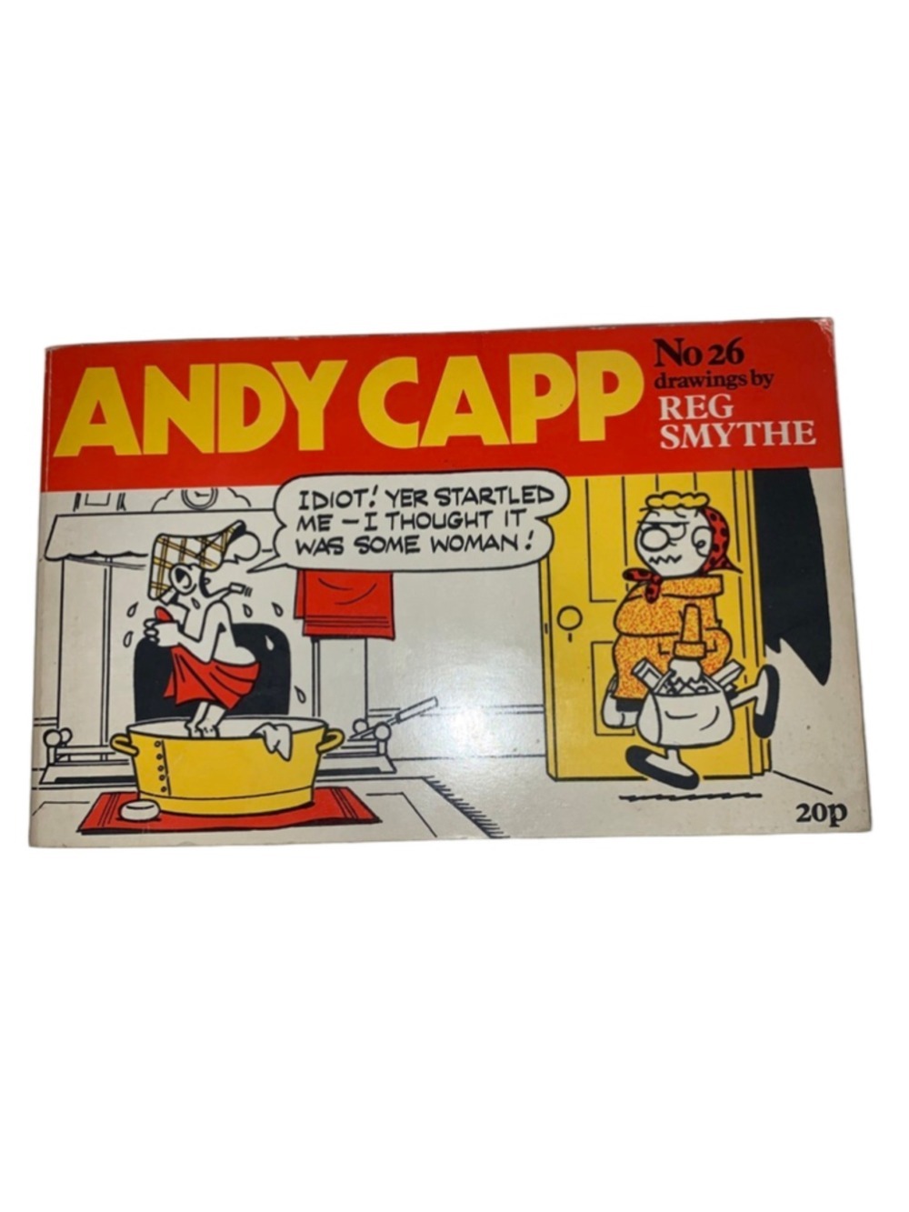 Andy Capp Comic Book No 26 One Size Red Yellow